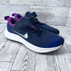 Nike Kids Navy and Violet Sneakers